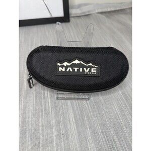 NATIVE Sunglasses Black Zipper Hard Clamshell Protective CASE ONLY